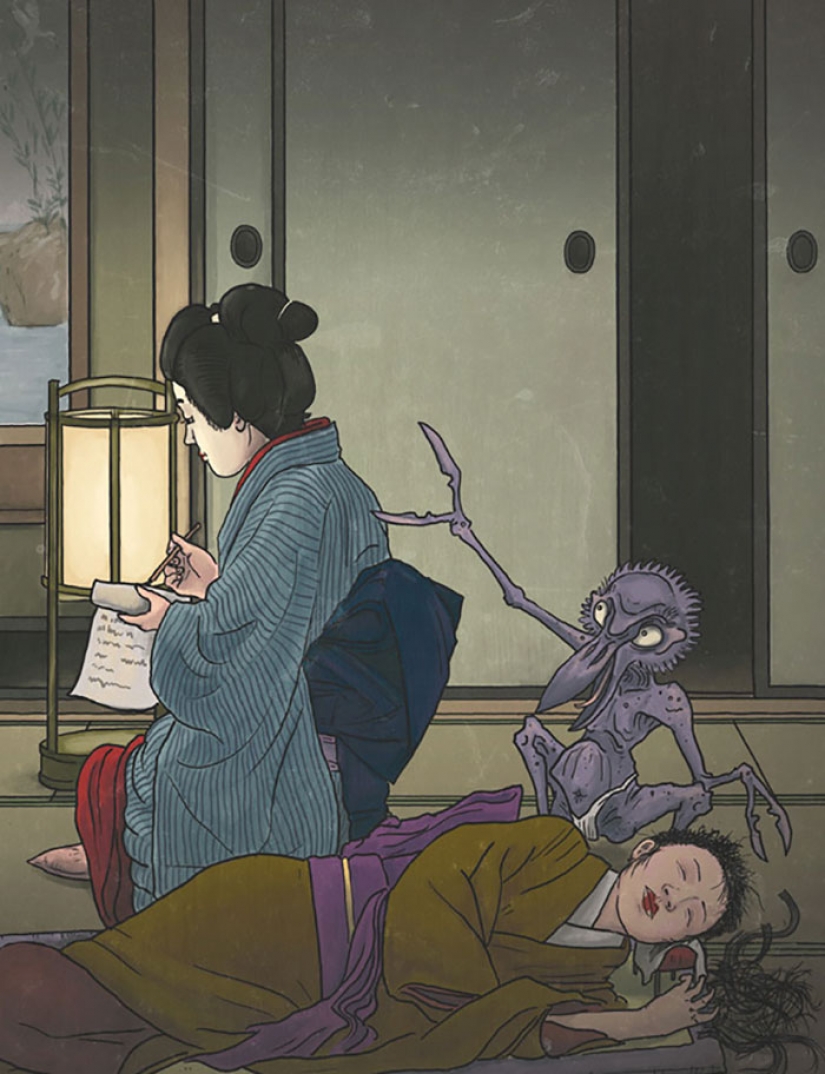 The strangest mythological creatures in Japan