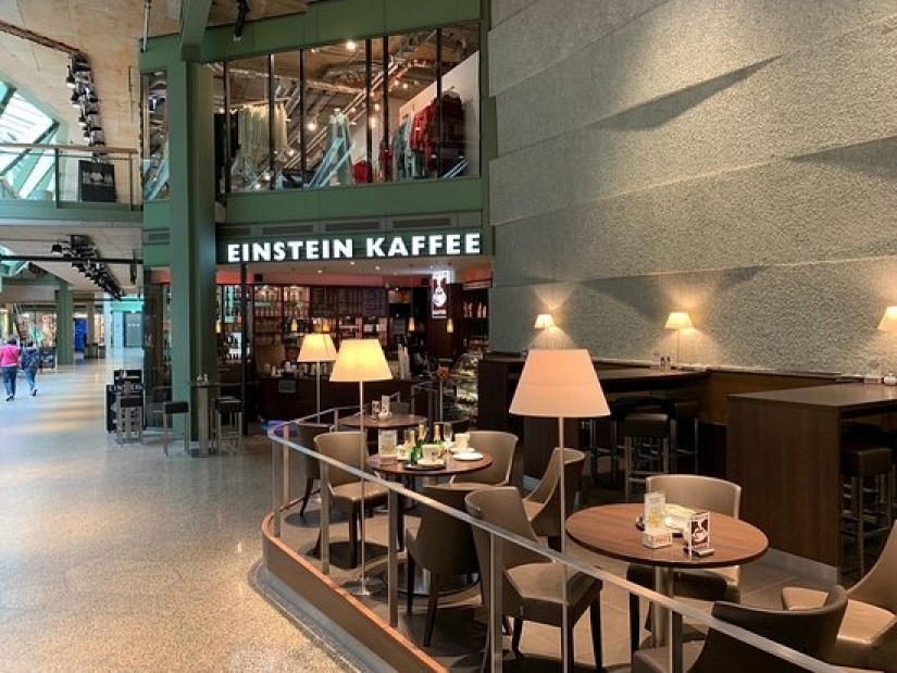 The taste of childhood: the café in the middle East serves drinks in bottles with nipples The taste of childhood: the café in the middle East serves drinks in bottles with nipples