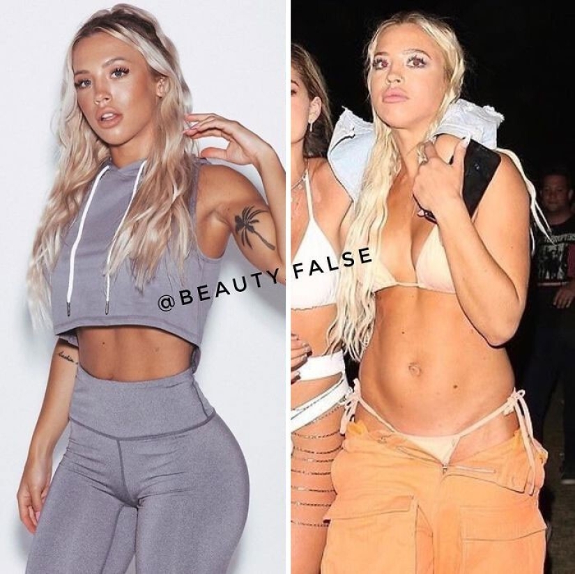 The truth without embellishment: glamorous bloggers brought to the surface