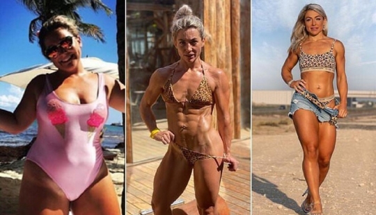 The woman was engaged in Thai Boxing to lose weight, and became a professional athlete