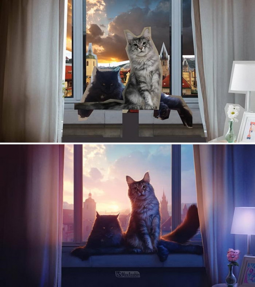 The works of the harsh Russian photoshop master will definitely amaze your imagination