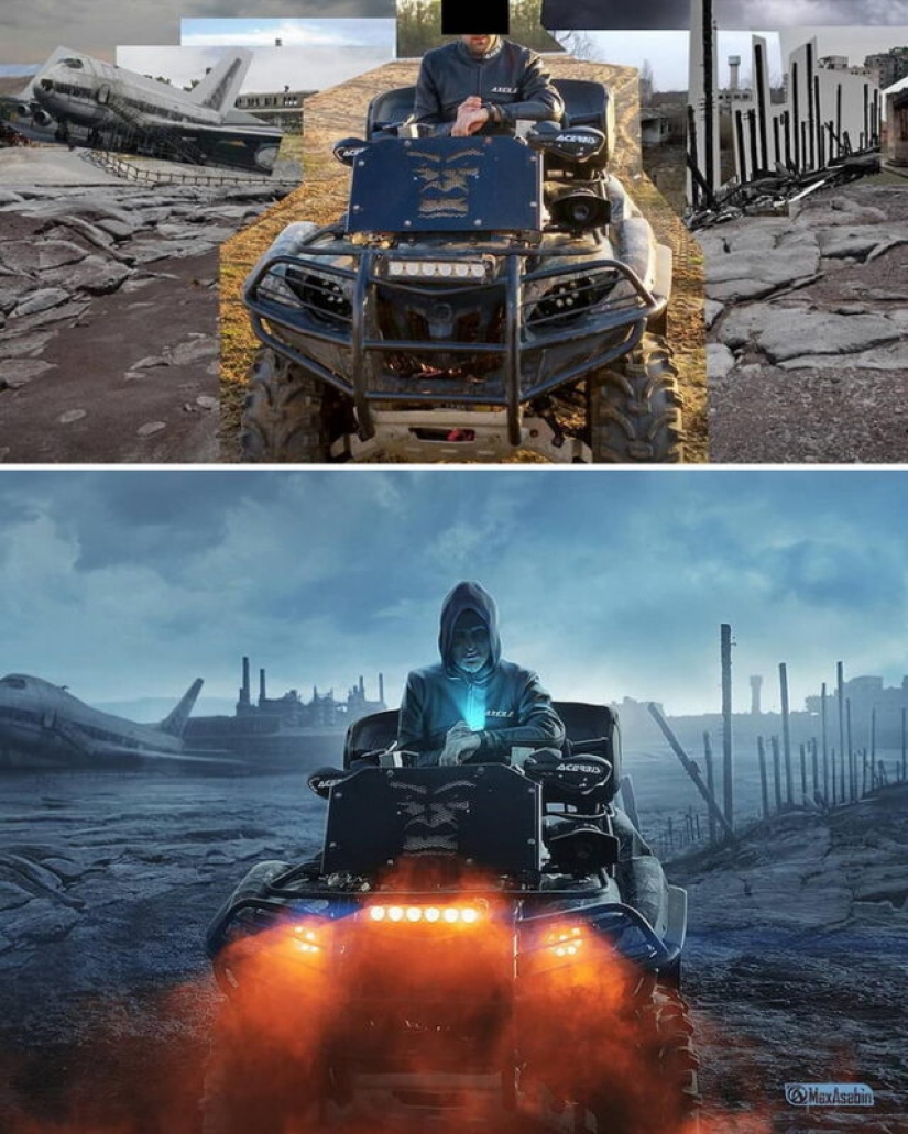 The works of the harsh Russian photoshop master will definitely amaze your imagination