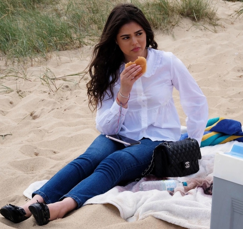 The young majorette in the reality show Rich Kids, Skint Holiday was shocked by the squalid conditions in which she has to live