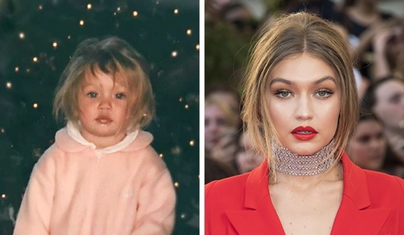Then and now: 12 famous fashion models in childhood