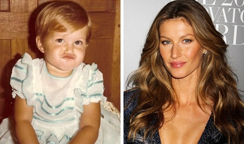 Then and now: 12 famous fashion models in childhood