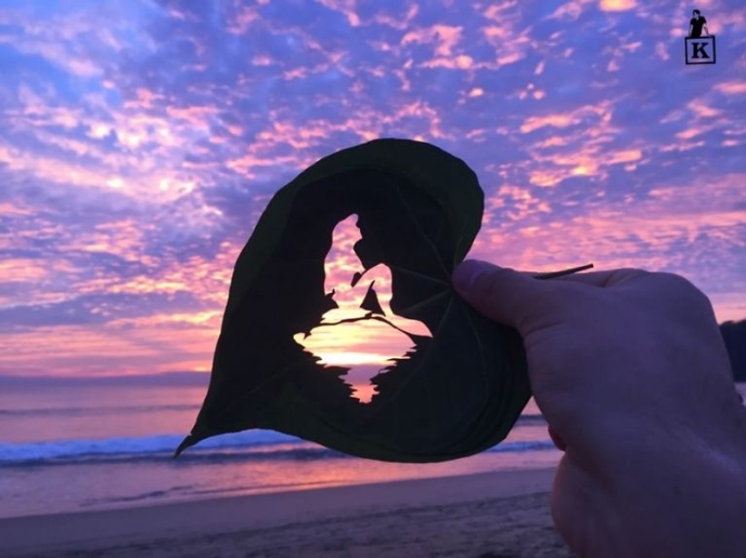 These works were made by the artist from the paper during a trip to India