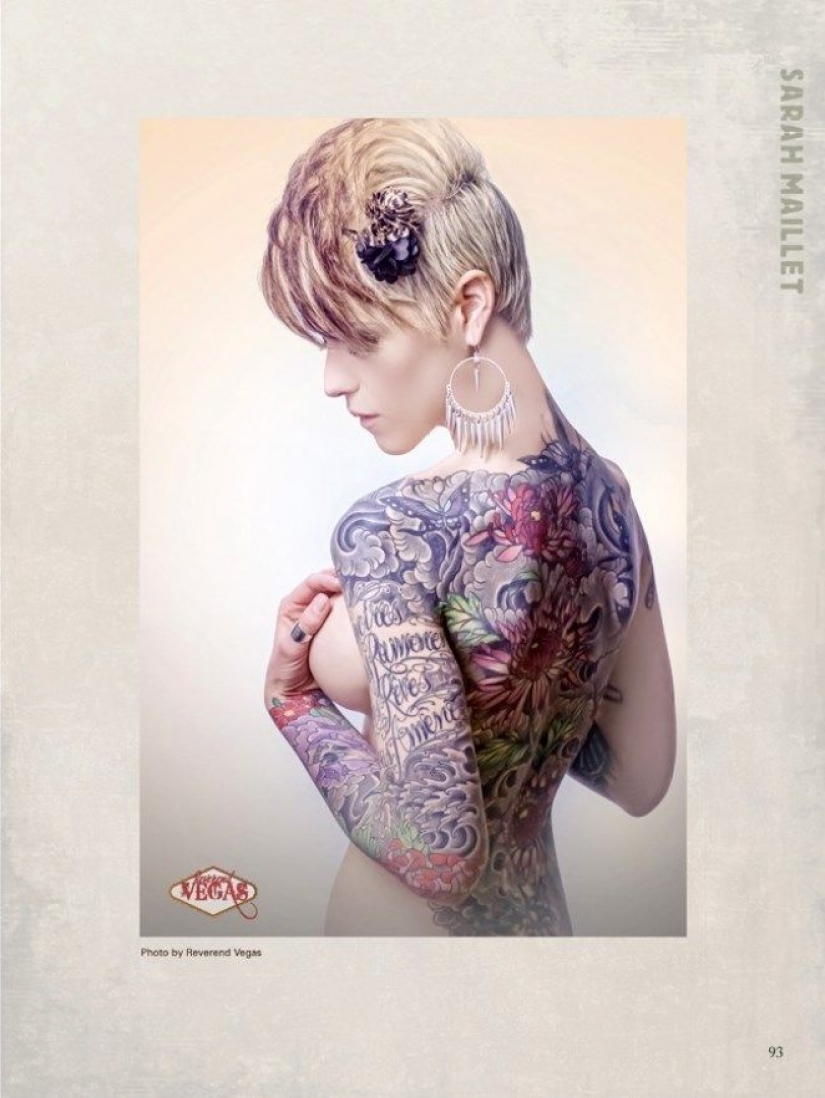 They break stereotypes - women with tattoos are beautiful!
