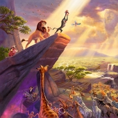 This artist draws pictures from Disney cartoons better than in Disney itself