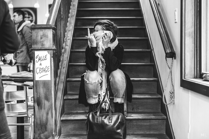 This girl does not like to be photographed. Here's what came of it