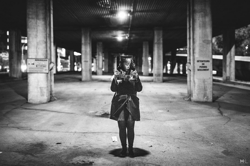 This girl does not like to be photographed. Here's what came of it