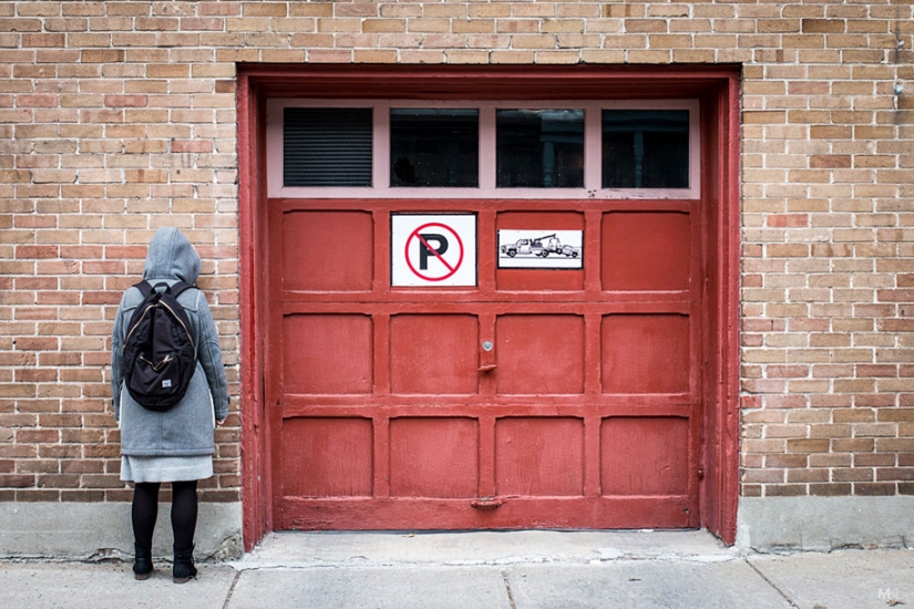 This girl does not like to be photographed. Here's what came of it