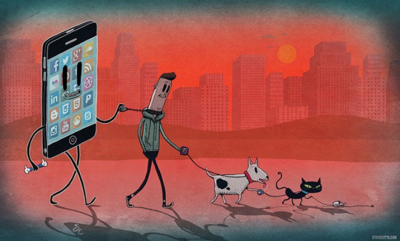 Todos los pecados de Nuestro Mundo en ilustraciones satíricas de Steve Cutts Todos los pecados de Nuestro Mundo en ilustraciones satíricas de Steve Cutts