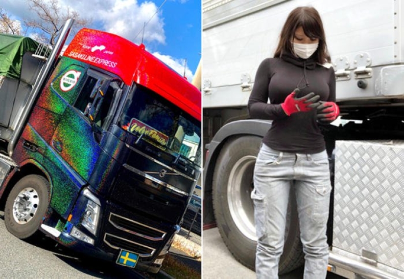 Tons of cargo and sea charm: most charming truck driver from Japan conquers the social network