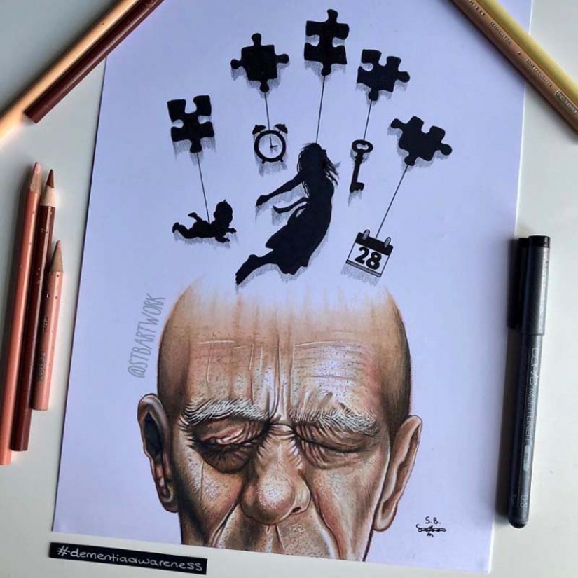 Tough but honest illustrations about how we are affected by social media Tough but honest illustrations about how we are affected by social media