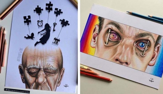 Tough but honest illustrations about how we are affected by social media