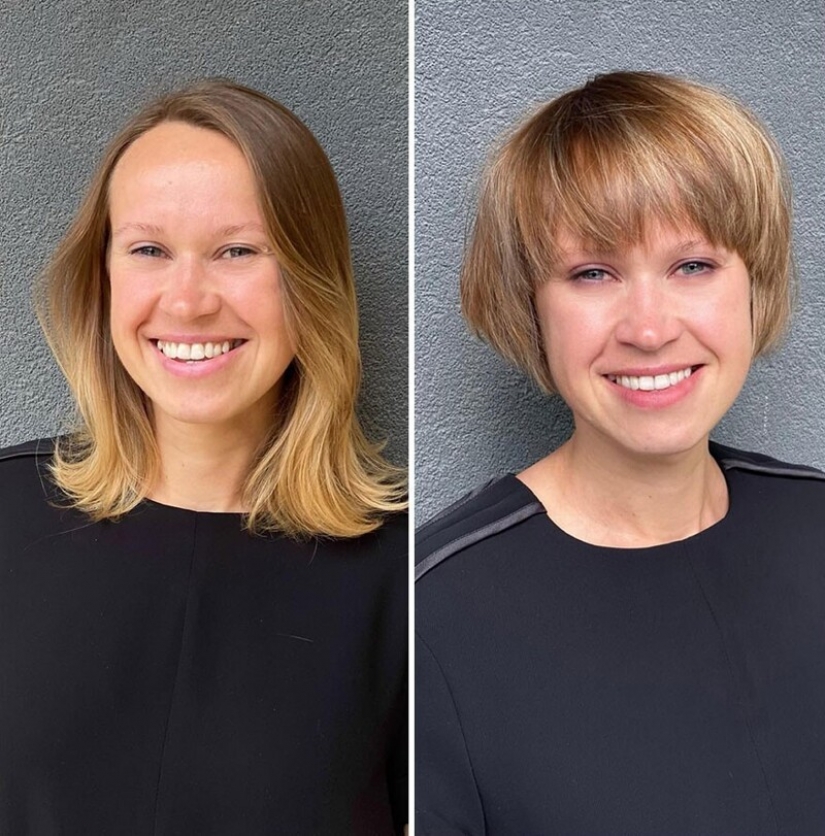 Transformations from a stylist from Lithuania: 30 examples of how a hairstyle changes everything