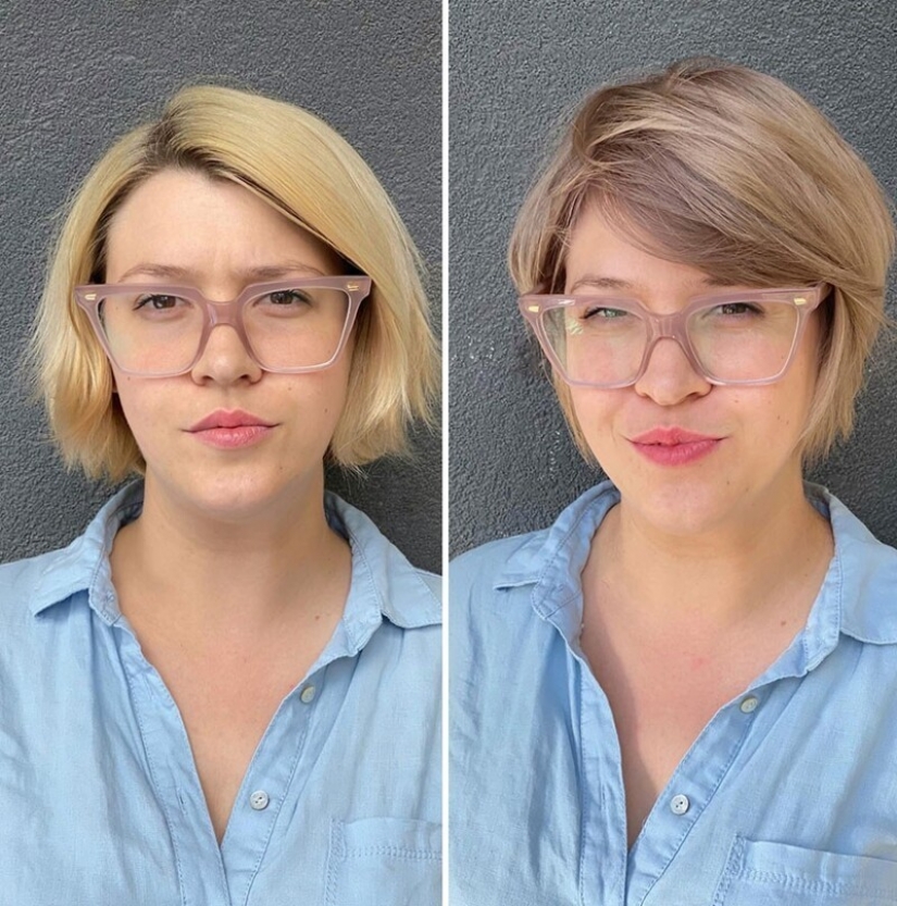 Transformations from a stylist from Lithuania: 30 examples of how a hairstyle changes everything