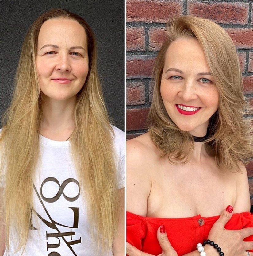 Transformations from a stylist from Lithuania: 30 examples of how a hairstyle changes everything