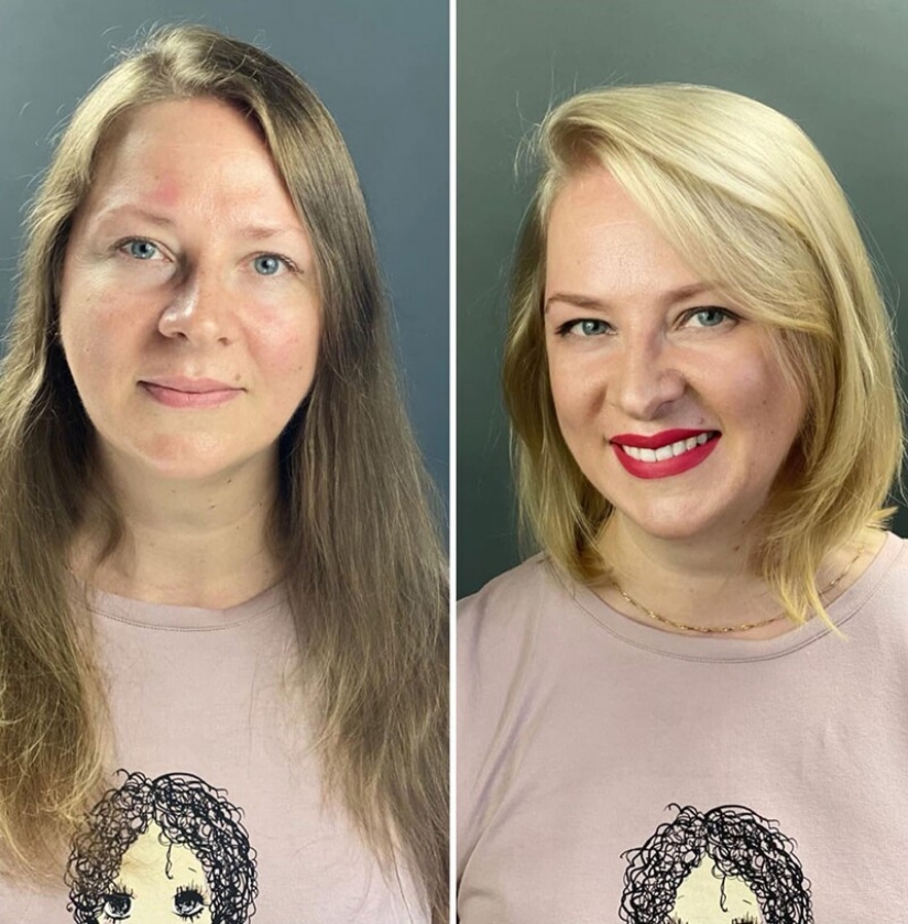 Transformations from a stylist from Lithuania: 30 examples of how a hairstyle changes everything
