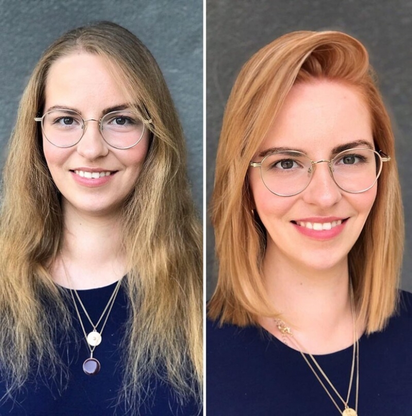 Transformations from a stylist from Lithuania: 30 examples of how a hairstyle changes everything