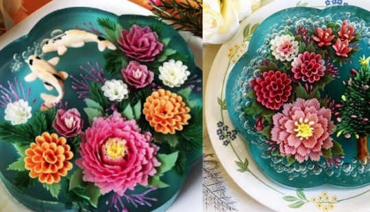 Trembling Art: Pastry chef creates incredible 3D jelly cakes Trembling Art: Pastry chef creates incredible 3D jelly cakes