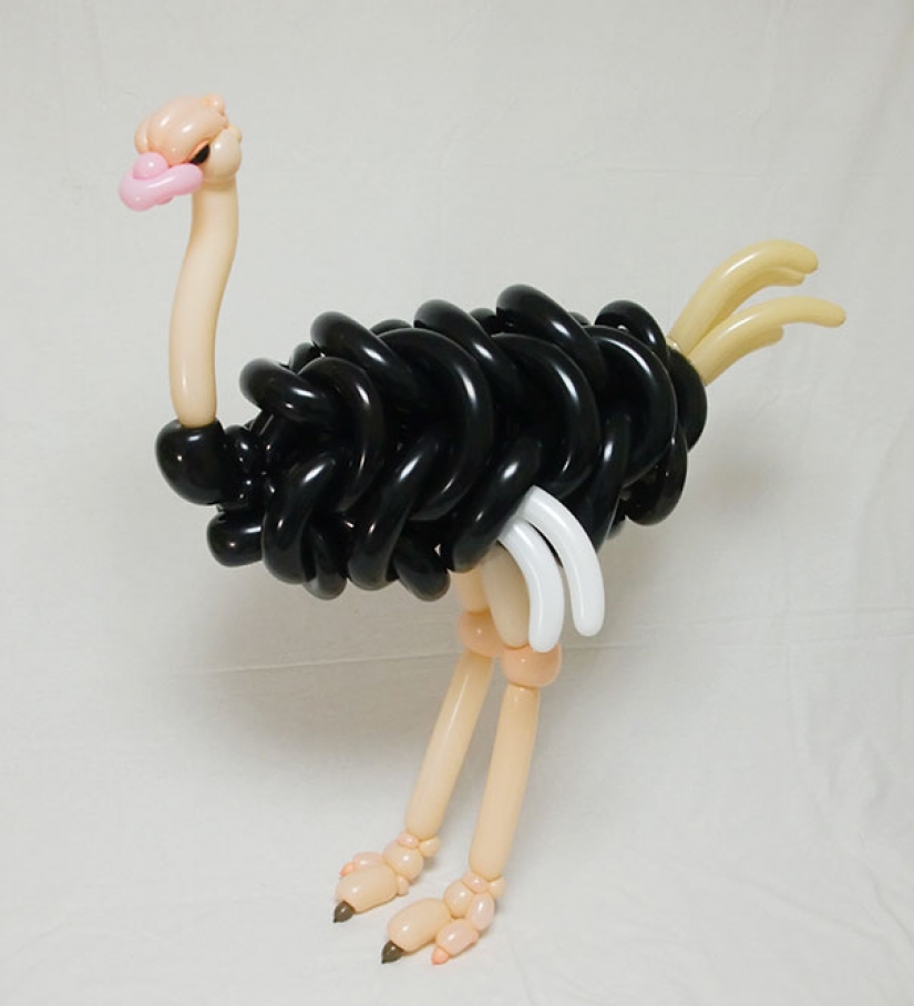 Twist, twirl, I want to cheat: Japanese creates realistic animal figures from balloons Twist, twirl, I want to cheat: Japanese creates realistic animal figures from balloons