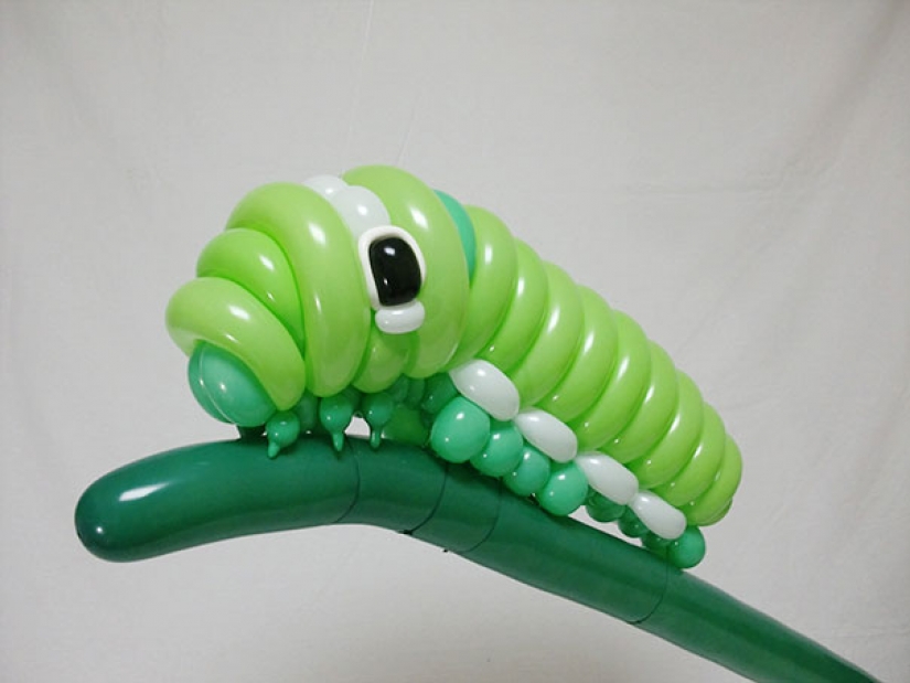 Twist, twirl, I want to cheat: Japanese creates realistic animal figures from balloons Twist, twirl, I want to cheat: Japanese creates realistic animal figures from balloons