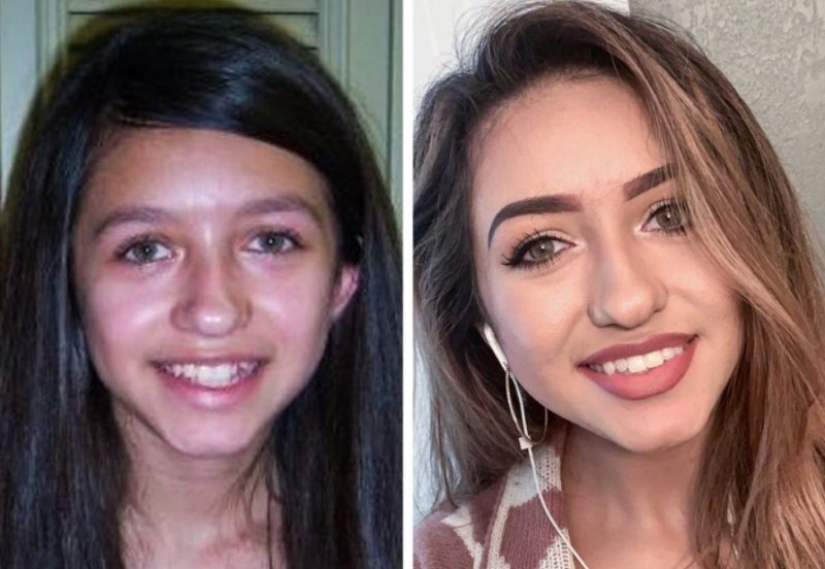 Twitter users showed their first selfie and proved that time can transform