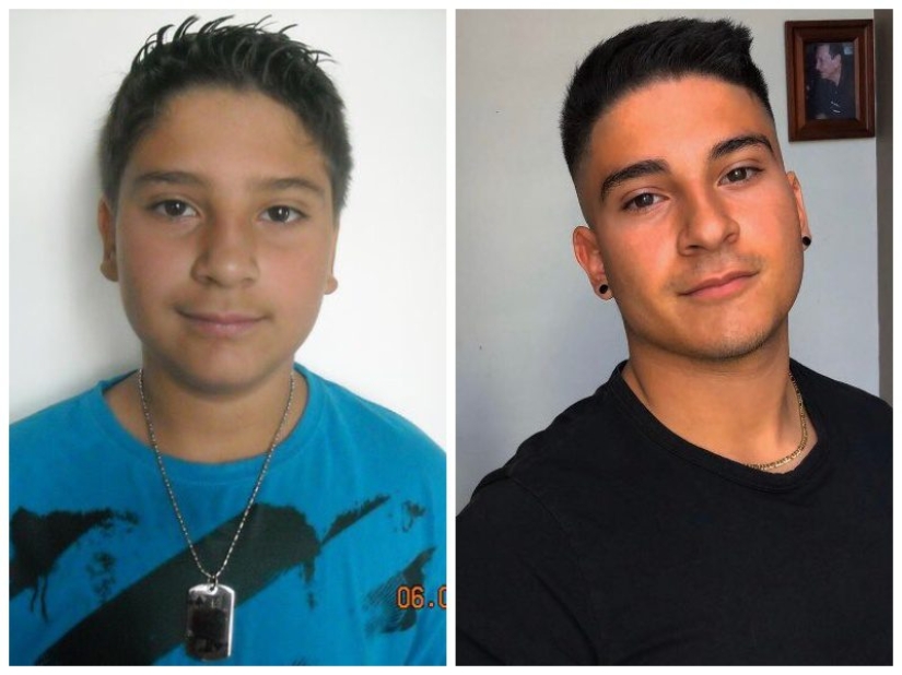 Twitter users showed their first selfie and proved that time can transform