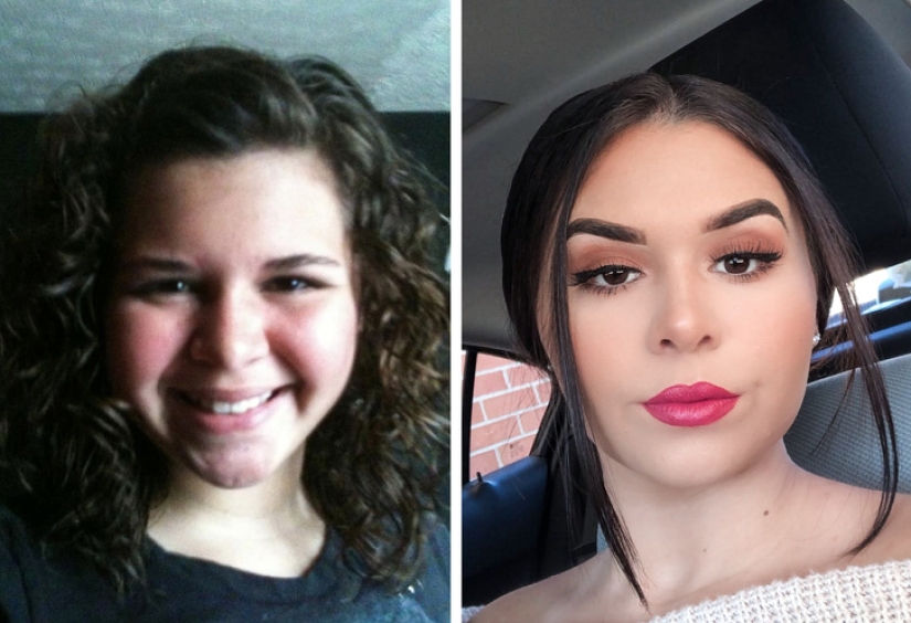 Twitter users showed their first selfie and proved that time can transform