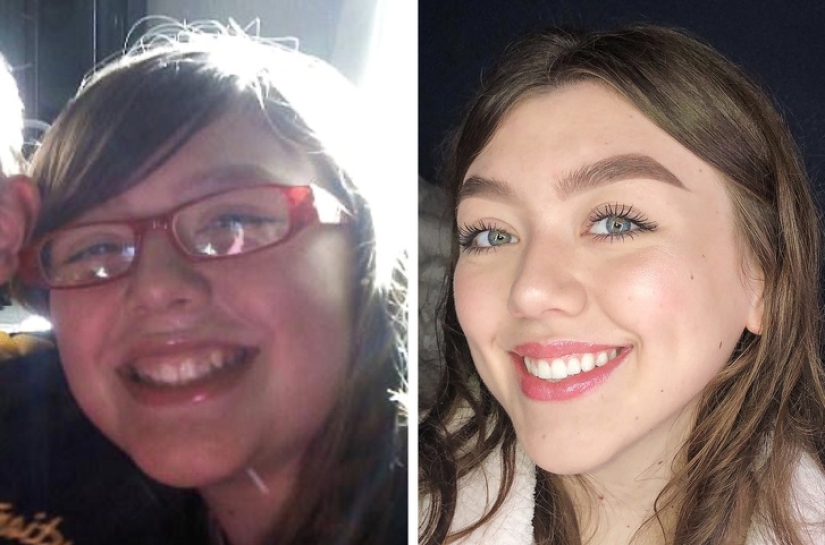 Twitter users showed their first selfie and proved that time can transform