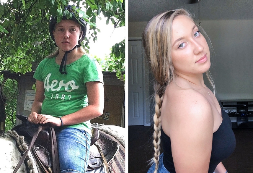 Twitter users showed their first selfie and proved that time can transform