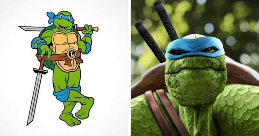 Un artista digital de Italia mostró cómo se verían los animales de dibujos animados en la realidad