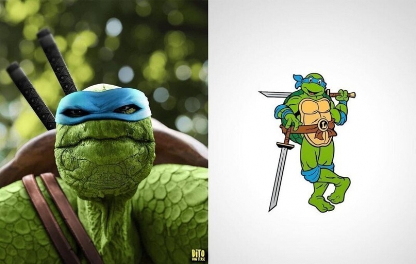 Un artista digital de Italia mostró cómo se verían los animales de dibujos animados en la realidad