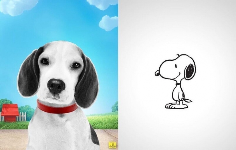 Un artista digital de Italia mostró cómo se verían los animales de dibujos animados en la realidad