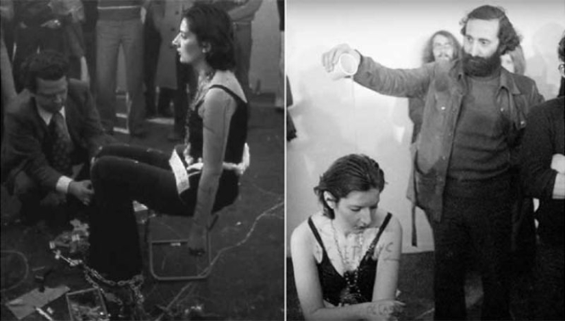 Un experimento terrible: la artista permaneció en posición de atención durante 6 horas y permitió que el público hiciera cualquier cosa con ella Un experimento terrible: la artista permaneció en posición de atención durante 6 horas y permitió que el público hiciera cualquier cosa con ella