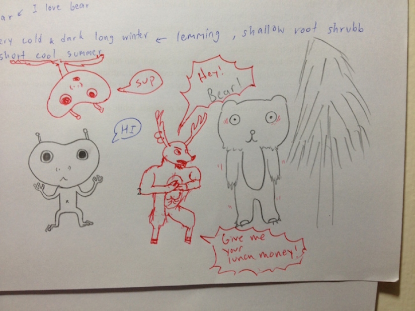 Un profesor tailandés mejora los dibujos de los estudiantes. Resulta genial!