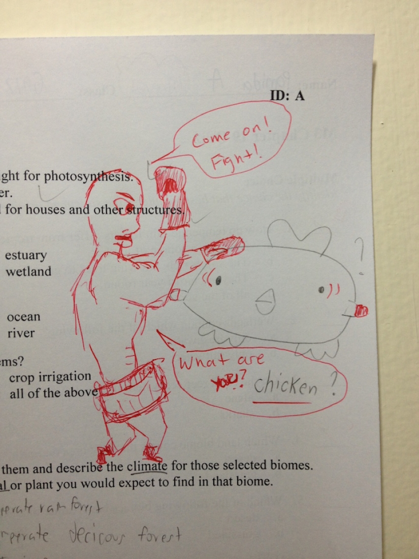 Un profesor tailandés mejora los dibujos de los estudiantes. Resulta genial!