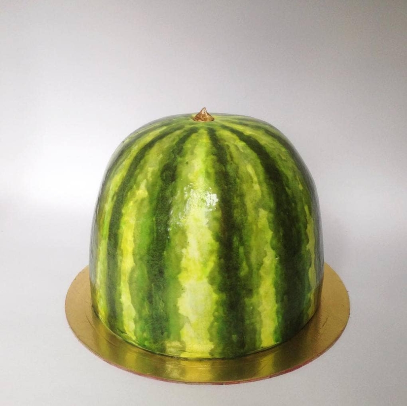 Una cuenca de olivier, albóndigas, una paloma muerta y otros pasteles irónicos de un chef de pastelería de San Petersburgo