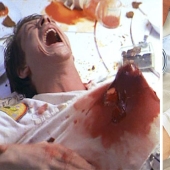 Una joven pareja parodia escenas icónicas de películas junto con gatos