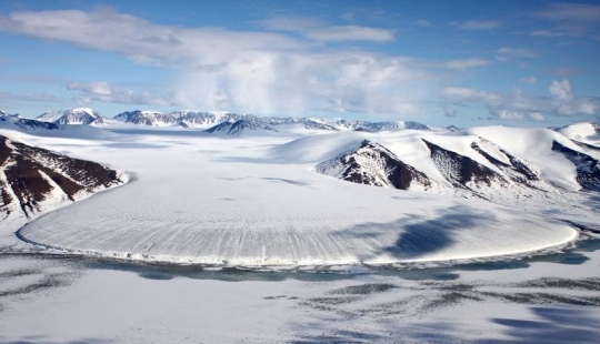 Unique Elephant's Foot glacier in Greenland