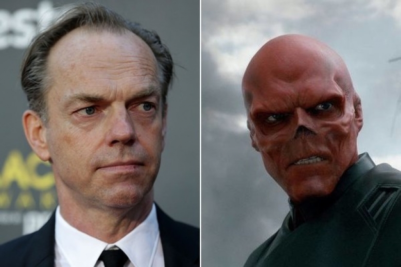 Unrecognizable actors in makeup