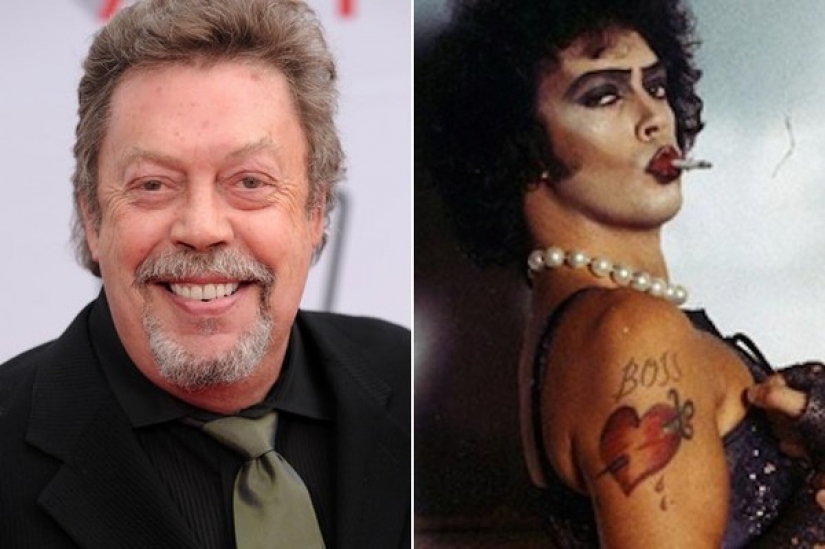 Unrecognizable actors in makeup