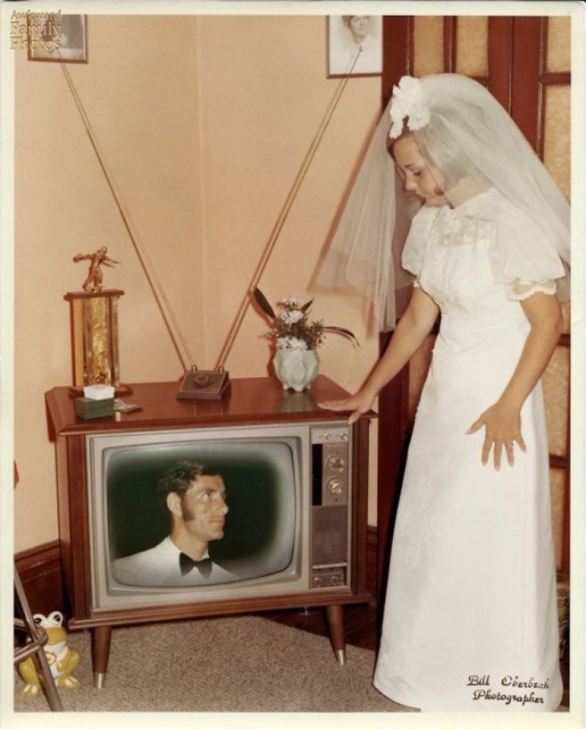 Unsuccessful wedding photos that would be a shame to show future children