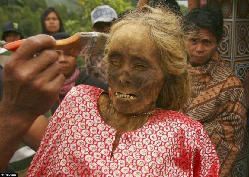 Unusual funeral rituals in Indonesia