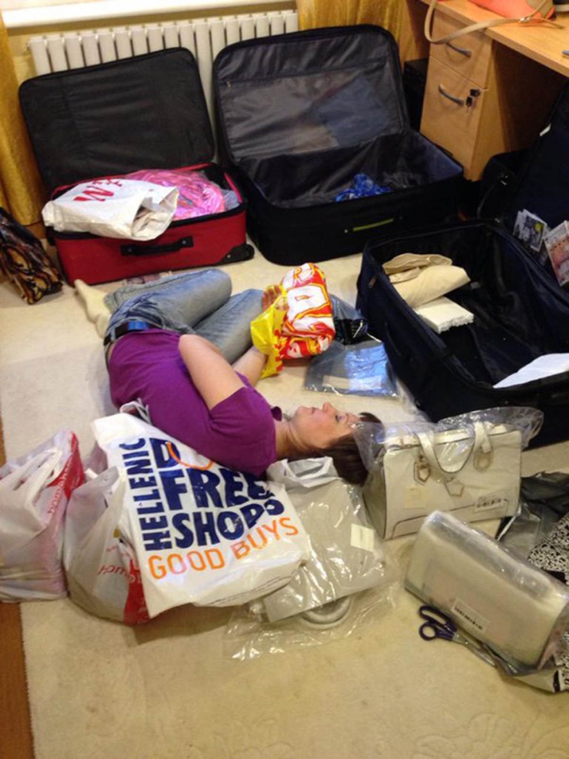 Vacation on Instagram vs vacation in real life