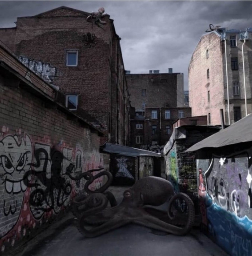 Vadim Solovyov and his monsters in St. Petersburg