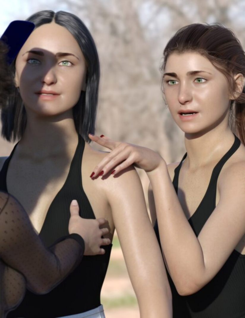 Virtual unreality in Olga Fedorova's shocking 3D paintings Virtual unreality in Olga Fedorova's shocking 3D paintings