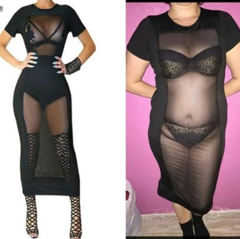 Waiting vs. reality: what do "sexy" dresses look like with AliExpress