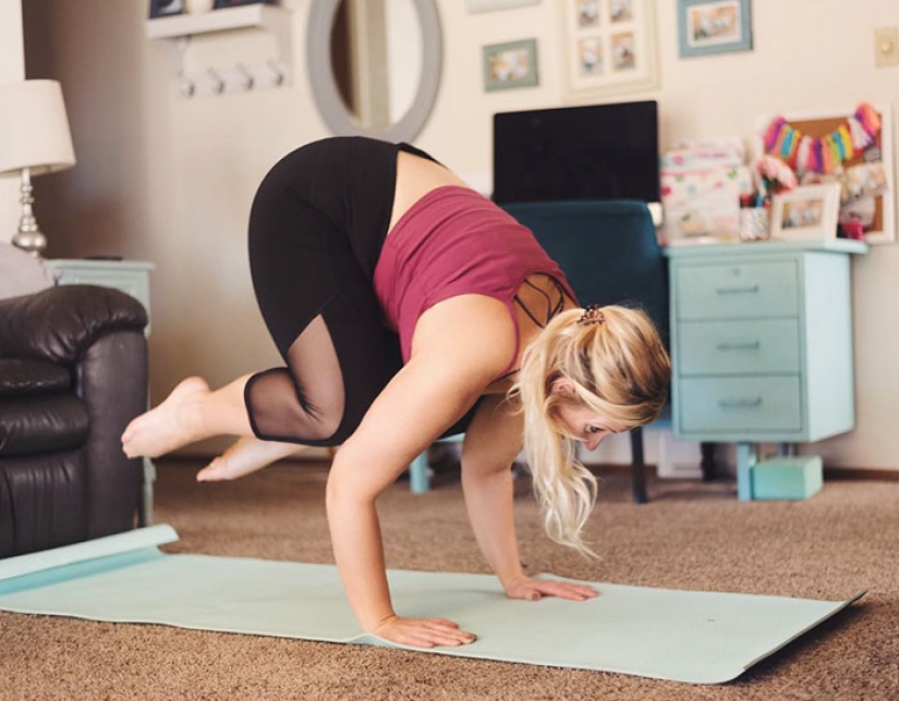 Weight is just numbers: between these photos are only pounds difference